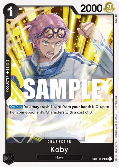 Koby (Promotion Pack 2023), One Piece Promotion Cards ST06-002