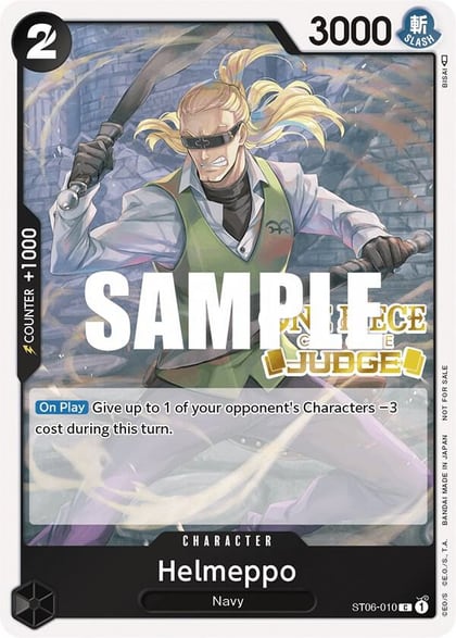 Helmeppo (Judge), One Piece Promotion Cards ST06-010