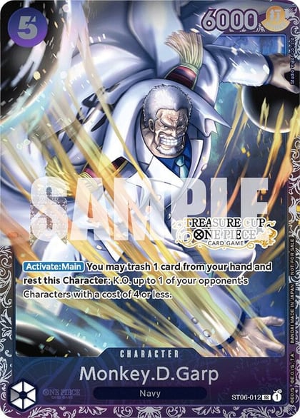 Monkey.D.Garp (Treasure Cup), One Piece Promotion Cards ST06-012