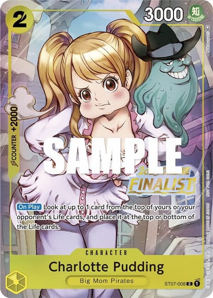 Charlotte Pudding (Online Regional 2023) [Finalist], One Piece Promotion Cards ST07-008