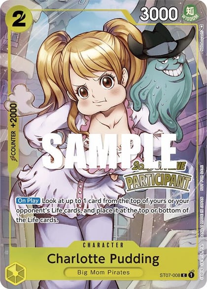 Charlotte Pudding (Offline Regional 2023) [Participant], One Piece Promotion Cards ST07-008