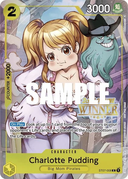 Charlotte Pudding (Offline Regional 2023) [Winner], One Piece Promotion Cards ST07-008