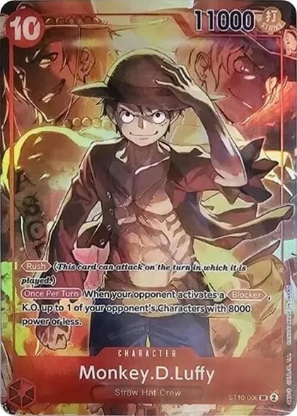 Monkey.D.Luffy (Treasure Booster Set), One Piece Promotion Cards ST10-006