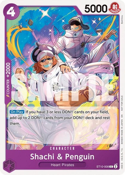Shachi & Penguin (Tournament Pack 2025 Vol. 4), One Piece Promotion Cards ST10-008