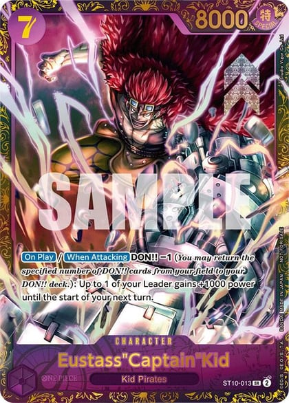 Eustass"Captain"Kid - ST10-013, One Piece Promotion Cards ST10-013