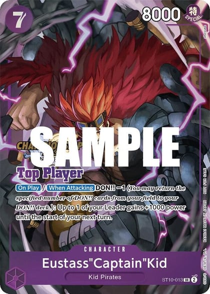 Eustass"Captain"Kid (CS 2023 Top Players Pack), One Piece Promotion Cards ST10-013