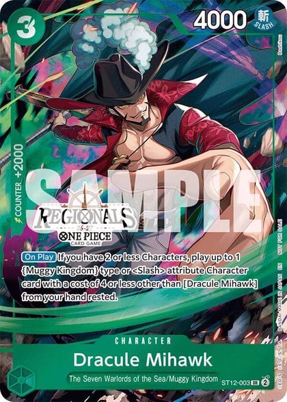 Dracule Mihawk (Regional Participation Pack 2026 Vol.1), One Piece Promotion Cards ST12-003