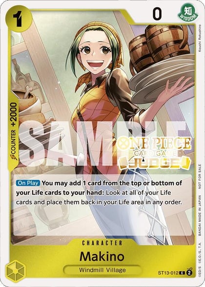 Makino (Judge Pack Vol. 4), One Piece Promotion Cards ST13-012