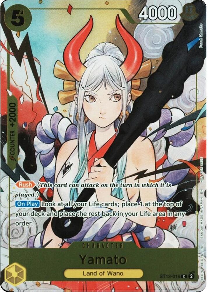 Yamato (Dash Pack 2025), One Piece Promotion Cards ST13-016