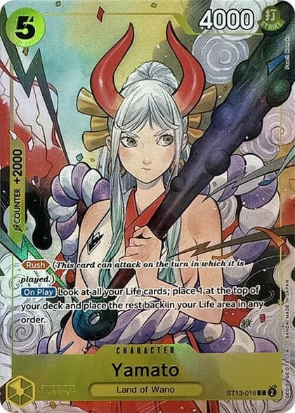 Yamato (Illustration Box Vol.2), One Piece Promotion Cards ST13-016