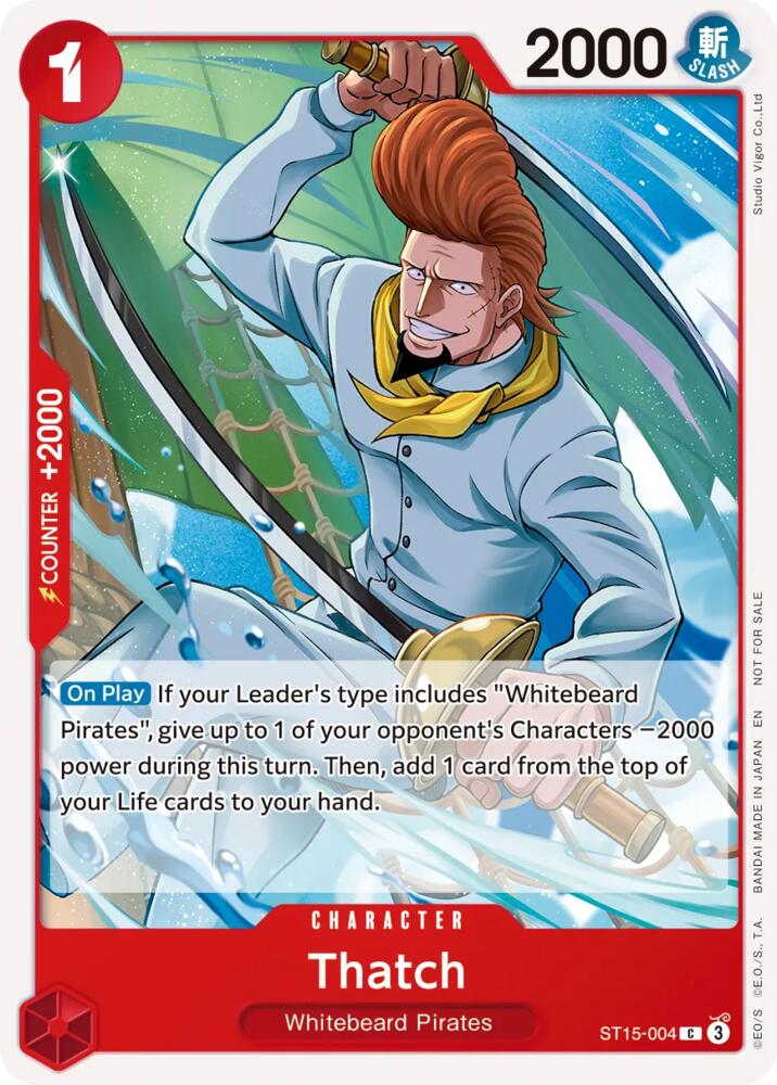 Thatch (Tournament Pack 2026 Vol. 4), One Piece Promotion Cards ST15-004