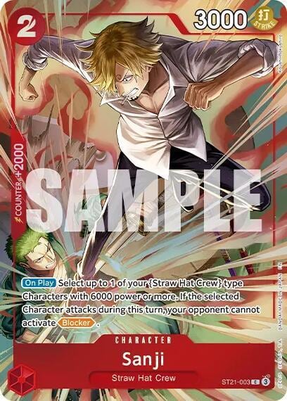Sanji (Premium Card Collection -Best Selection Vol. 6-), One Piece Promotion Cards ST21-003