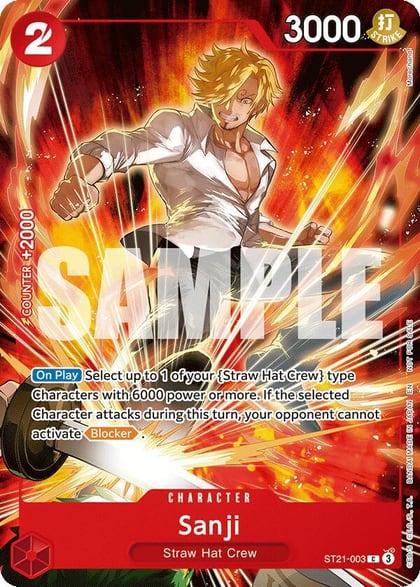 Sanji (Welcome Pack 2026 Vol.1), One Piece Promotion Cards ST21-003