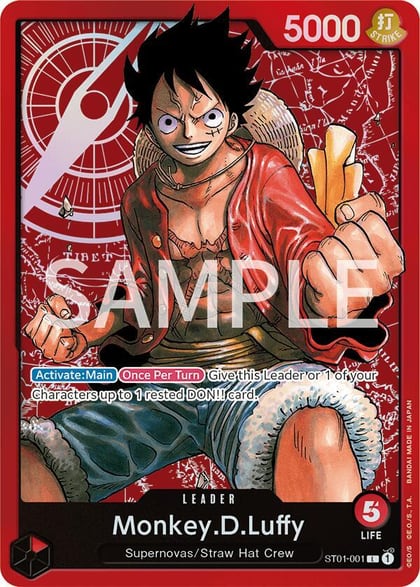 Monkey.D.Luffy, Revision Pack Cards ST01-001