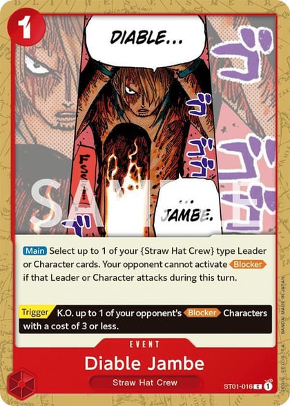Diable Jambe, Revision Pack Cards ST01-016