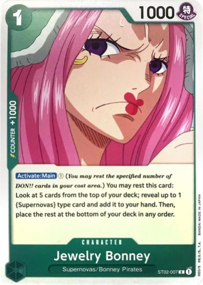 Jewelry Bonney, Revision Pack Cards ST02-007