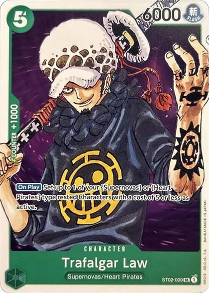 Trafalgar Law, Revision Pack Cards ST02-009
