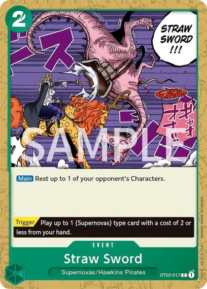 Straw Sword, Revision Pack Cards ST02-017