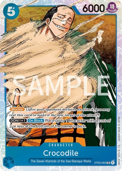 Crocodile (003), Revision Pack Cards ST03-003