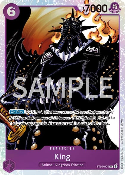 King, Revision Pack Cards ST04-004