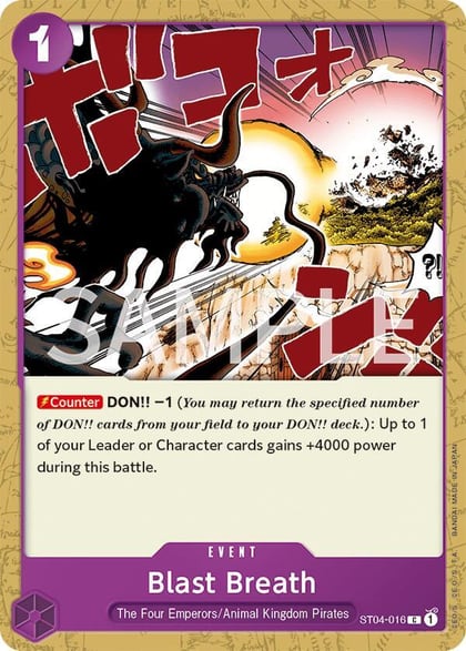 Blast Breath, Revision Pack Cards ST04-016