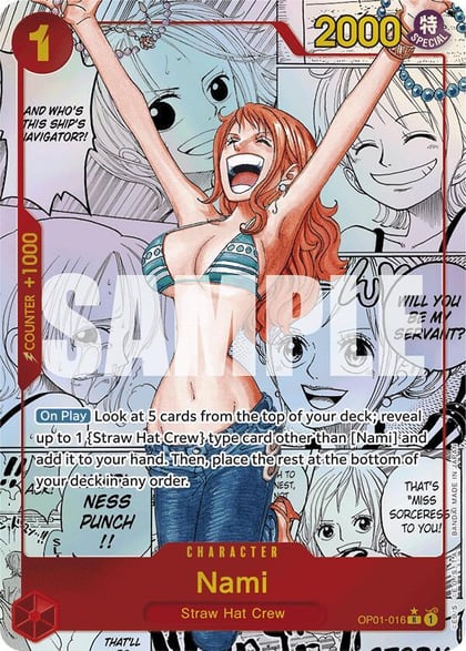 Nami (OP01-016) (Manga), Premium Booster -The Best- OP01-016
