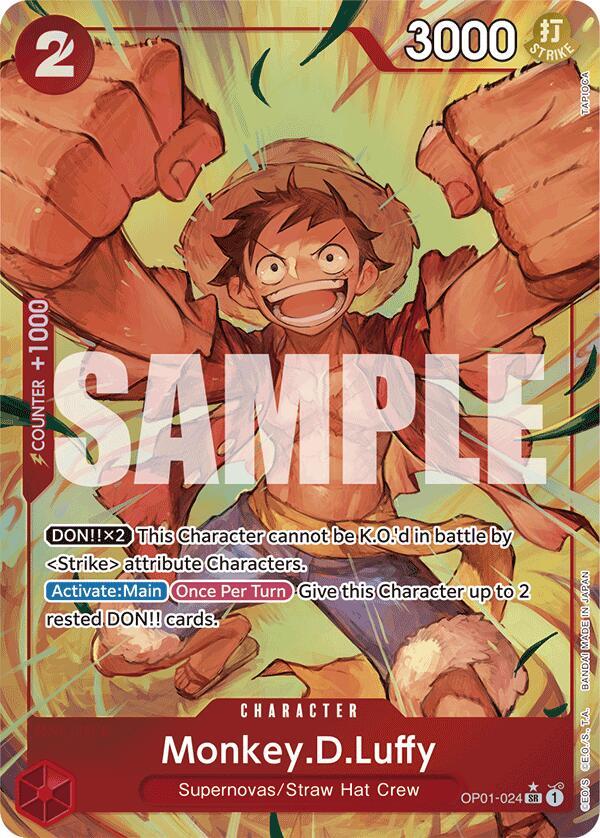 Monkey.D.Luffy (OP01-024) (Alternate Art), Premium Booster -The Best- OP01-024