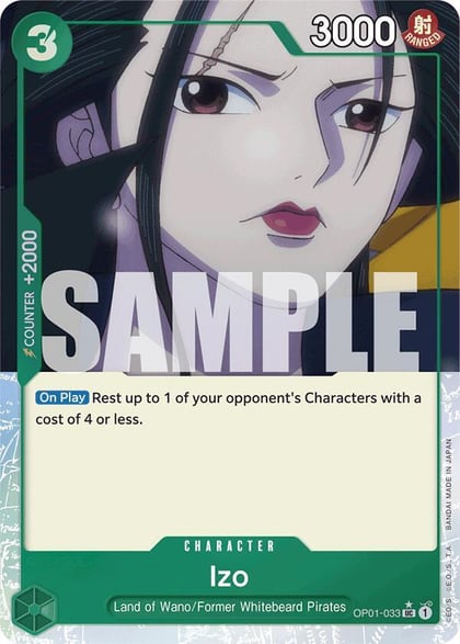 Izo (OP01-033) (Full Art), Premium Booster -The Best- OP01-033