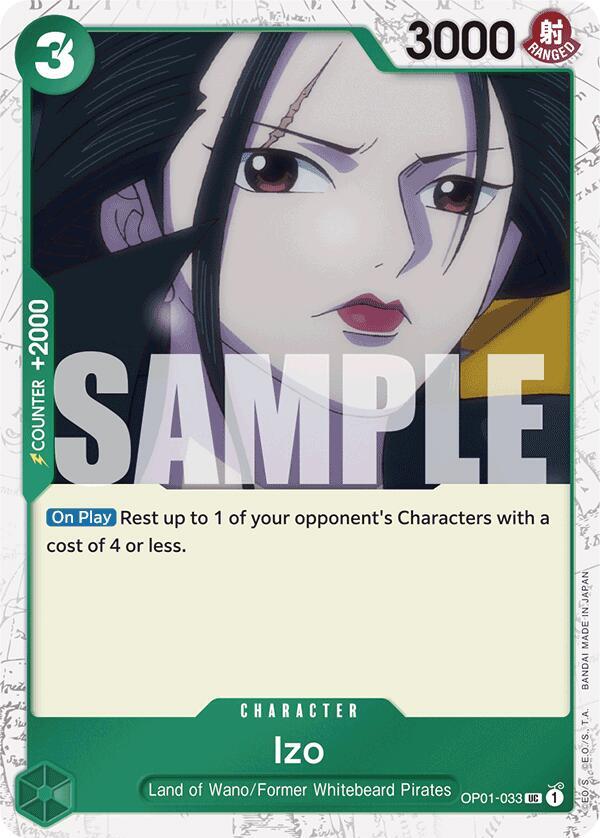 Izo (OP01-033) (Jolly Roger Foil), Premium Booster -The Best- OP01-033