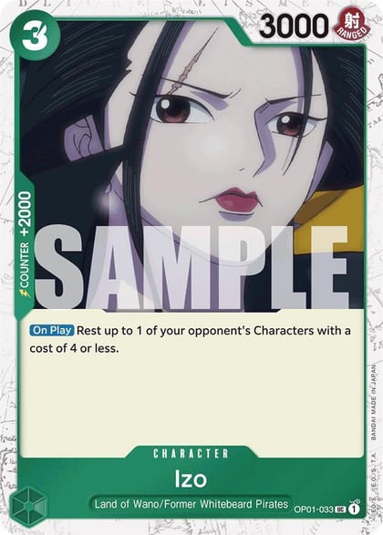 Izo (OP01-033) (Jolly Roger Foil), Premium Booster -The Best- OP01-033