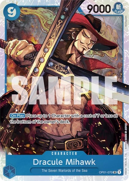Dracule Mihawk (OP01-070) (Reprint), Premium Booster -The Best- OP01-070