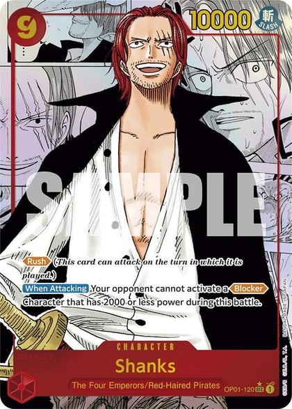 Shanks (Manga), Premium Booster -The Best- OP01-120