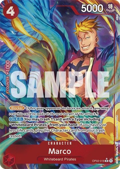 Marco (Alternate Art), Premium Booster -The Best- OP02-018