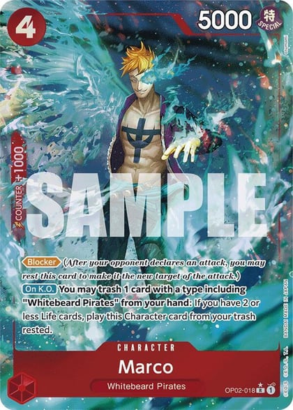 Marco (Full Art), Premium Booster -The Best- OP02-018