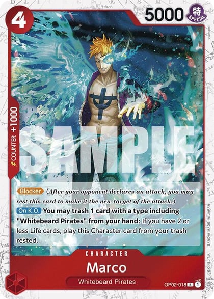 Marco (Jolly Roger Foil), Premium Booster -The Best- OP02-018