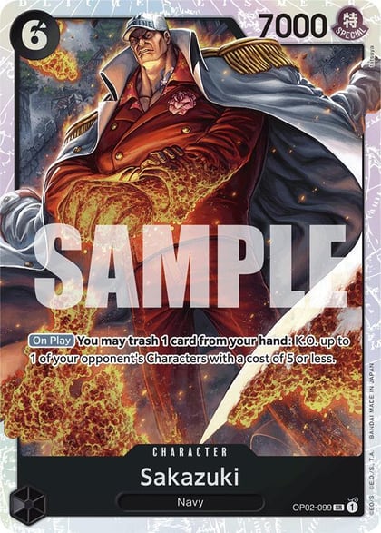 Sakazuki (Reprint), Premium Booster -The Best- OP02-099