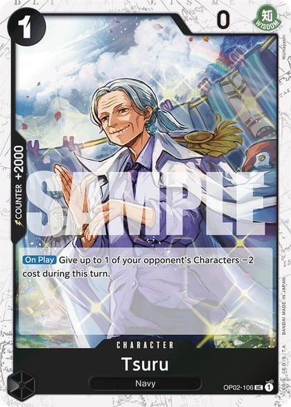Tsuru (Jolly Roger Foil), Premium Booster -The Best- OP02-106
