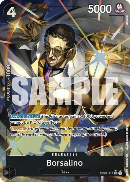 Borsalino (Alternate Art), Premium Booster -The Best- OP02-114