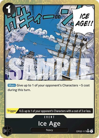 Ice Age (Textured Foil), Premium Booster -The Best- OP02-117