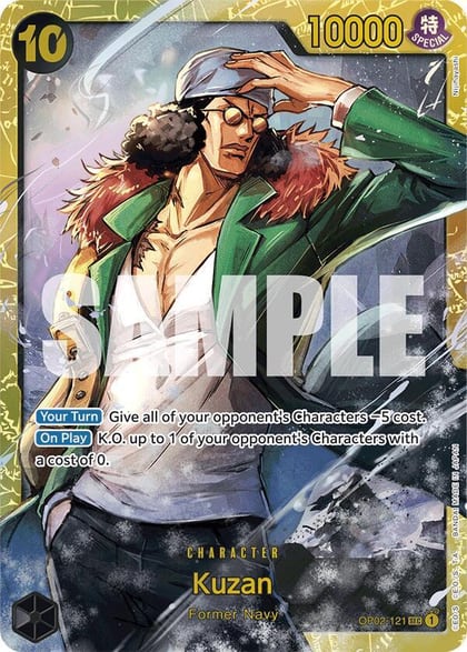 Kuzan (OP02-121) (Reprint), Premium Booster -The Best- OP02-121