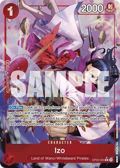 Izo (OP03-003) (Alternate Art), Premium Booster -The Best- OP03-003