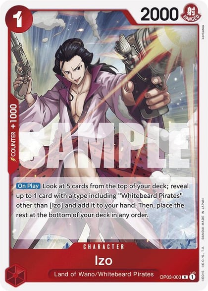 Izo (OP03-003) (Reprint), Premium Booster -The Best- OP03-003