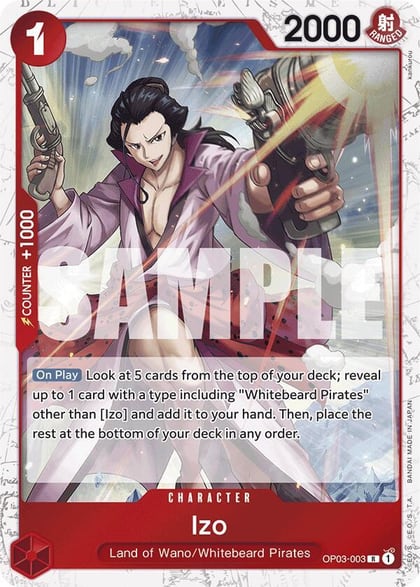 Izo (OP03-003) (Jolly Roger Foil), Premium Booster -The Best- OP03-003
