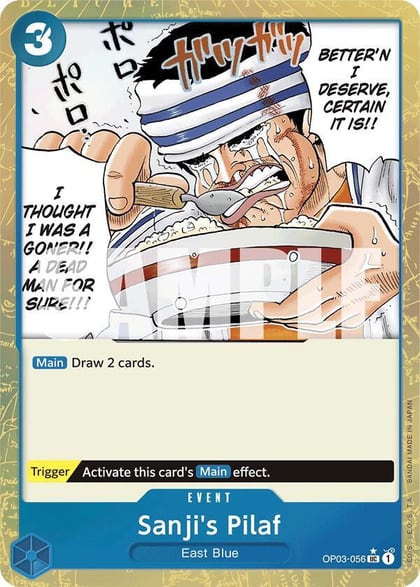 Sanji's Pilaf (Textured Foil), Premium Booster -The Best- OP03-056