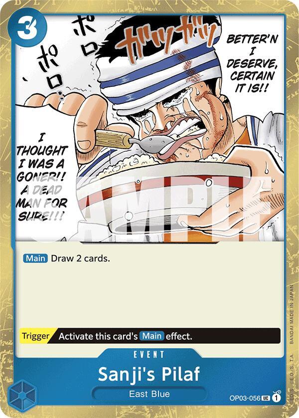 Sanji's Pilaf (Jolly Roger Foil), Premium Booster -The Best- OP03-056
