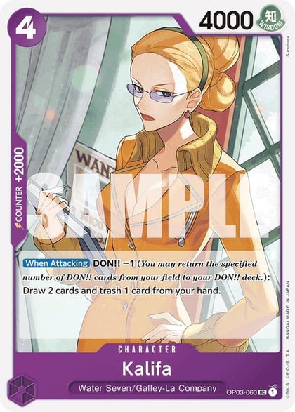 Kalifa (Reprint), Premium Booster -The Best- OP03-060