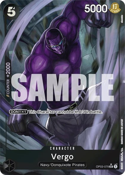 Vergo (Full Art), Premium Booster -The Best- OP03-079