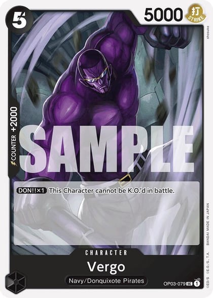 Vergo (Reprint), Premium Booster -The Best- OP03-079