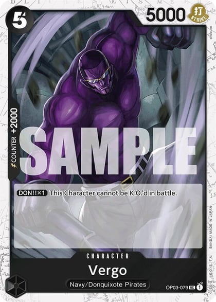 Vergo (Jolly Roger Foil), Premium Booster -The Best- OP03-079