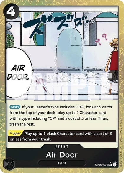 Air Door (Textured Foil), Premium Booster -The Best- OP03-094